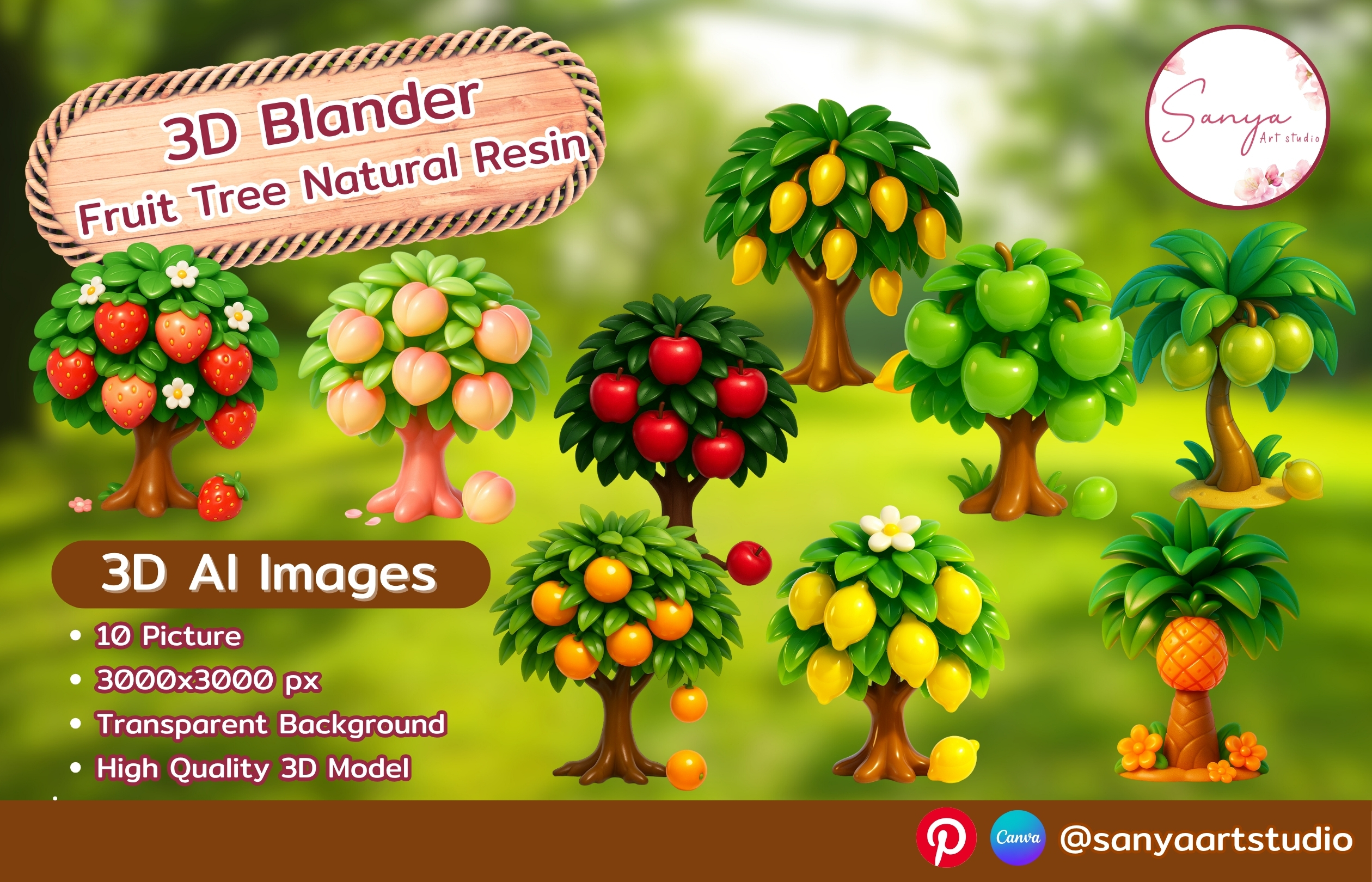 Pack custom mockup 1 - Fruit Tree