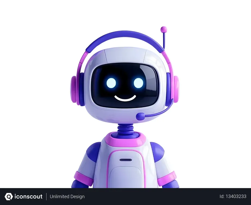 Free AI Robot de support client  Image IA