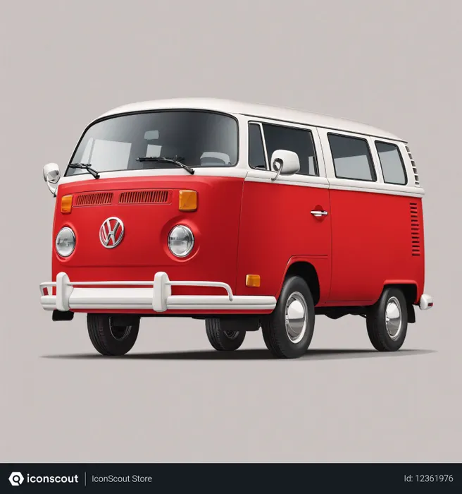 Free Fourgonnette Volkswagen classique  Image IA