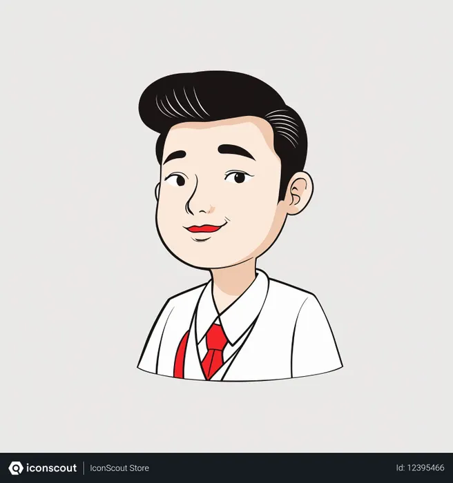 Free Smiling Man In Formal Attire  AI Image