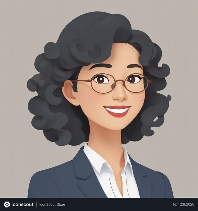 Free Smiling Woman In Business Attire  AI Image