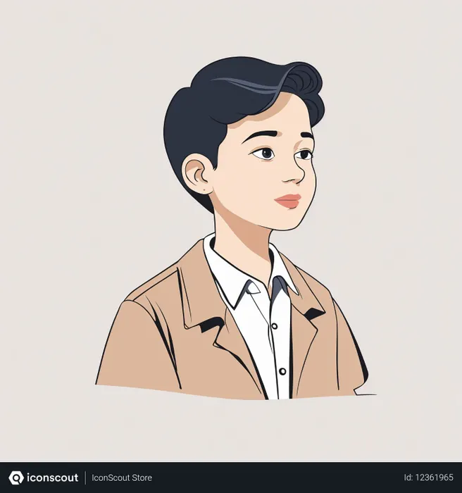 Free Young Person In Formal Attire  AI Image