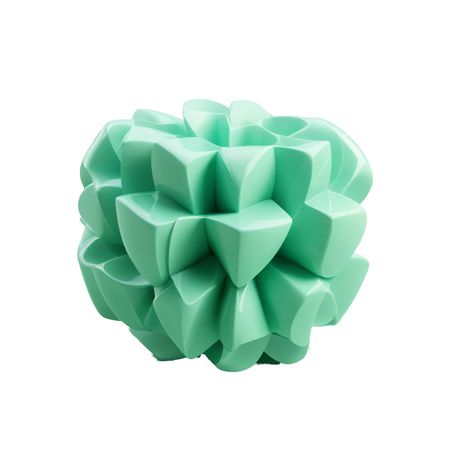 Free 3D Abstract Geometric Sculpture  AI Image