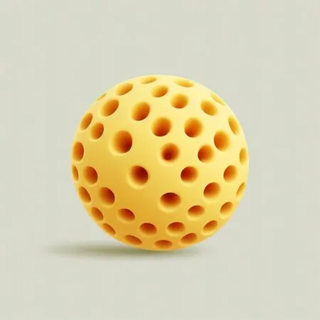 Free 3D Abstract Sphere With Perforations  AI Image