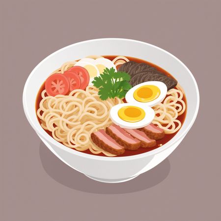 Free A Bowl Of Ramen  AI Image
