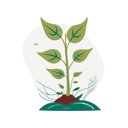 Free A Growing Plant Sprout  AI Image