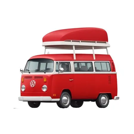 Free A Vintage Volkswagen Camper Van  AI Image