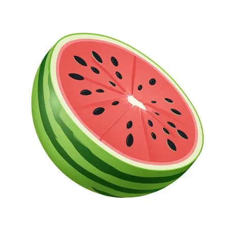 Free 수박 한 조각  AI 이미지