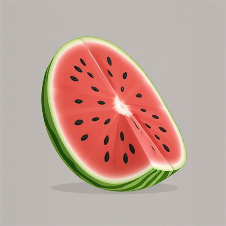 Free A Watermelon Slice  AI Image