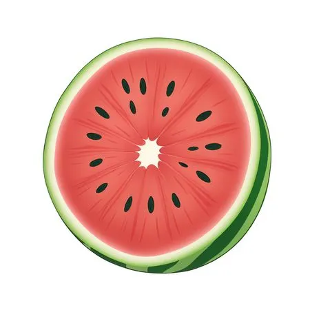 Free A Watermelon Slice With Seeds  AI Image