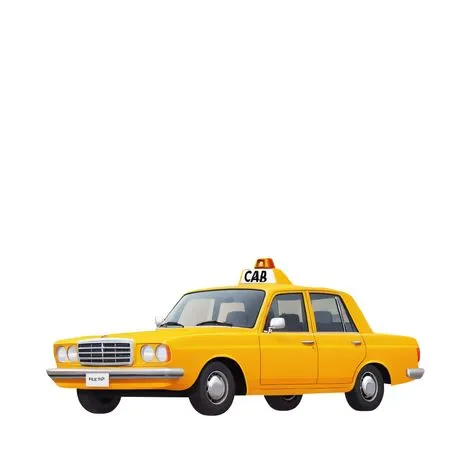Free A Yellow Taxi In An Urban Setting  AI Image