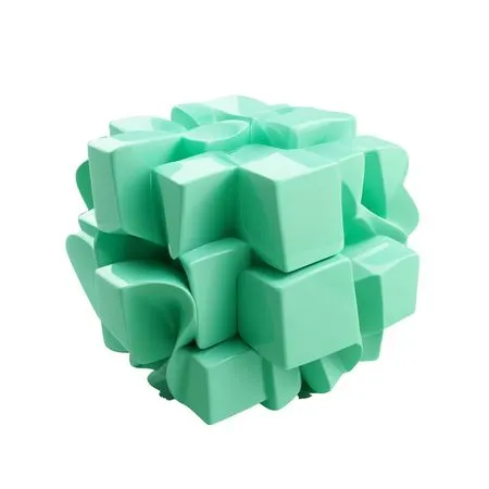 Free Abstract 3D Geometric Sculpture  AI Image