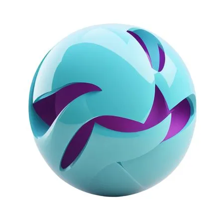 Free Abstract 3D Geometric Sphere Design  AI Image