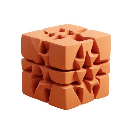 Free Abstract Geometric 3D Structure  AI Image