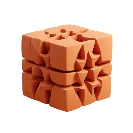 Free Abstract Geometric 3D Structure  AI Image