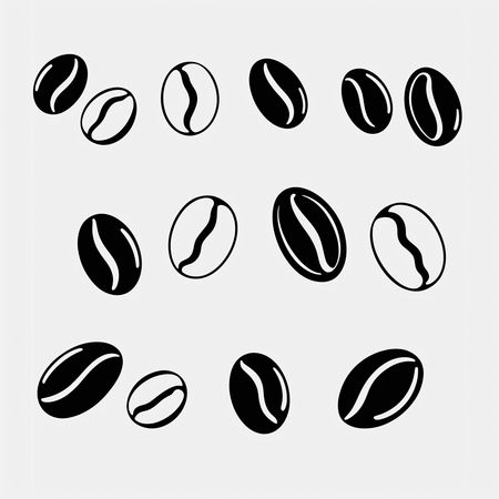 Free AI Pattern Of Coffee Beans Image