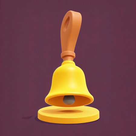 Free Bell With A Handle  AI Image