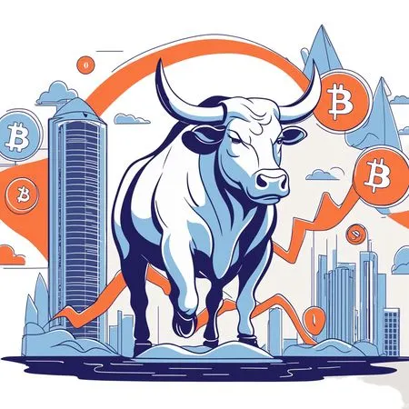 Free Bull Market With Bitcoin  AI Image