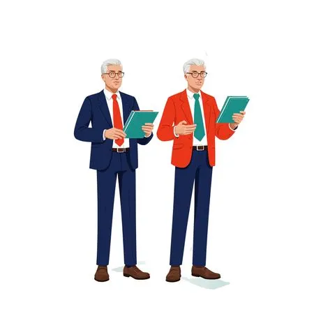 Free Businessmen In Corporate Infographic  AI Image