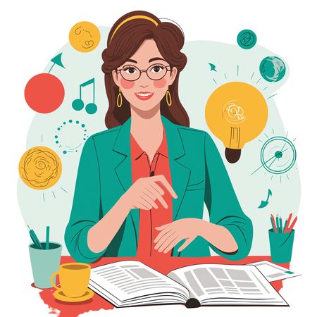 Free Businesswoman With Creative Ideas  AI Image