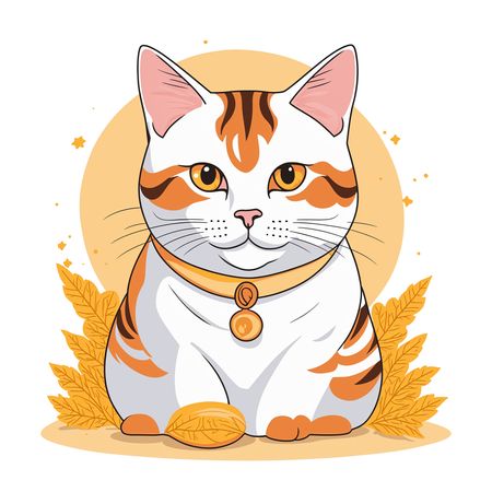 Free Calico Cat  AI Image