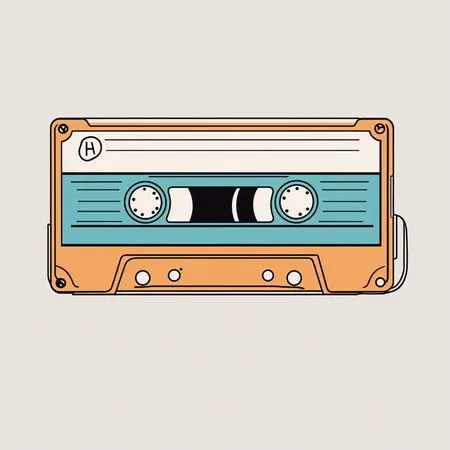 Free Cassette Tape  AI Image