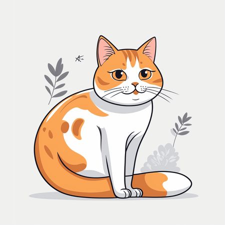 Free Cat  AI Image