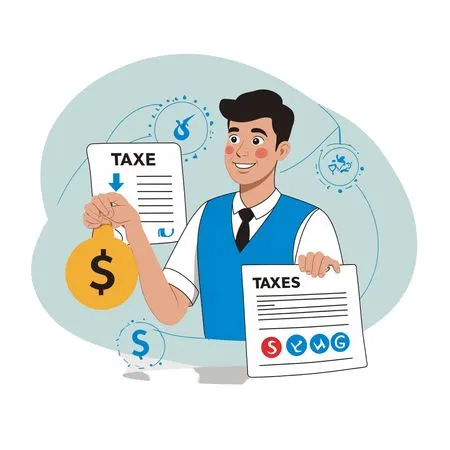 Free Character Holding Tax Documents  AI Image