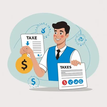 Free Character Holding Tax Documents  AI Image