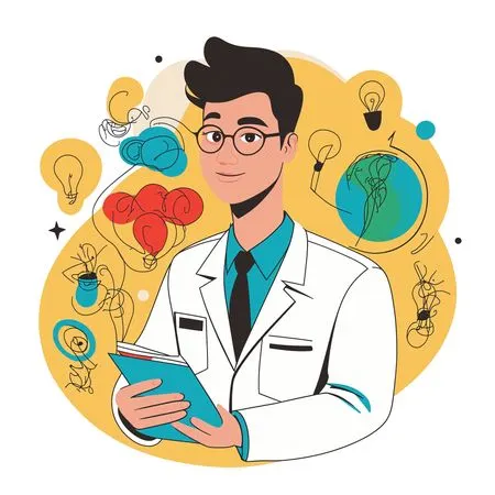 Free Creative Scientist With Ideas  AI Image