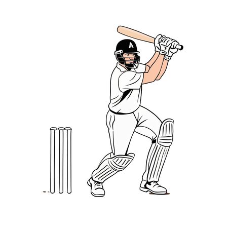 Free Cricket Batsman Ready To Play  Shot  AI Image