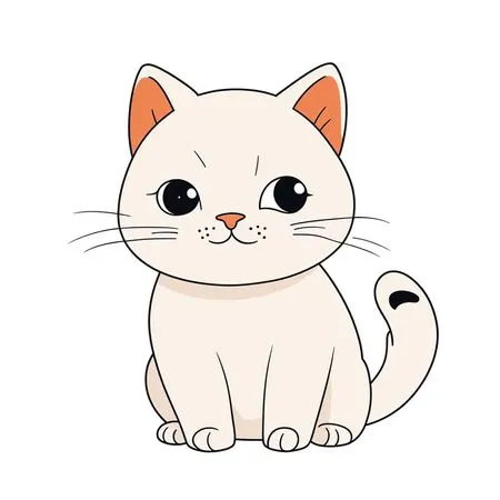 Free Cute Cat  AI Image