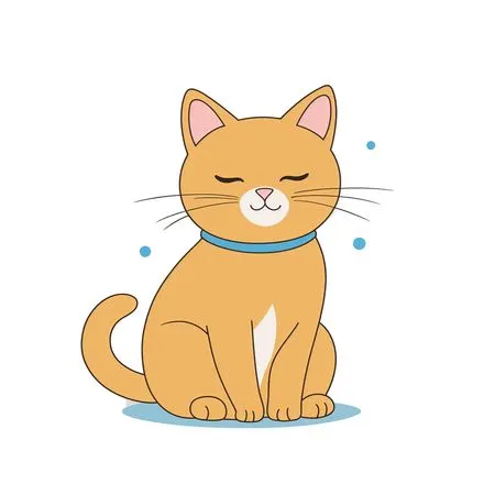 Free Cute Cat  AI Image