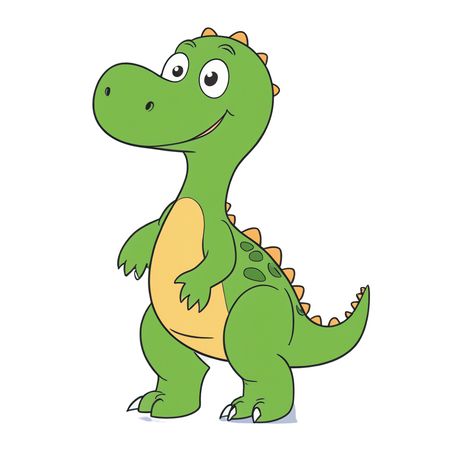 Free Cute Dinosaur  AI Image