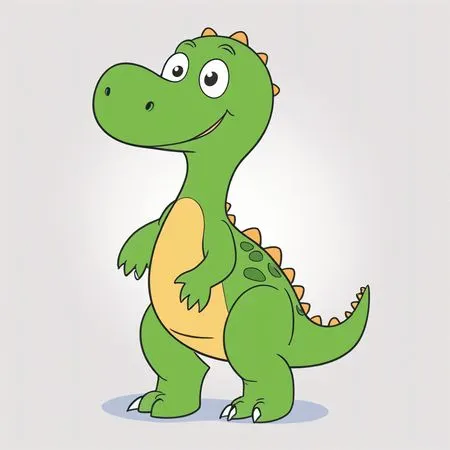 Free Cute Dinosaur  AI Image