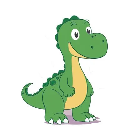Free Cute Dinosaur  AI Image