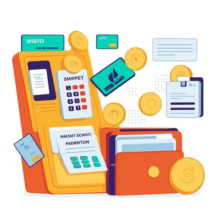 Free Digital ATM And Payment Process  AI Image
