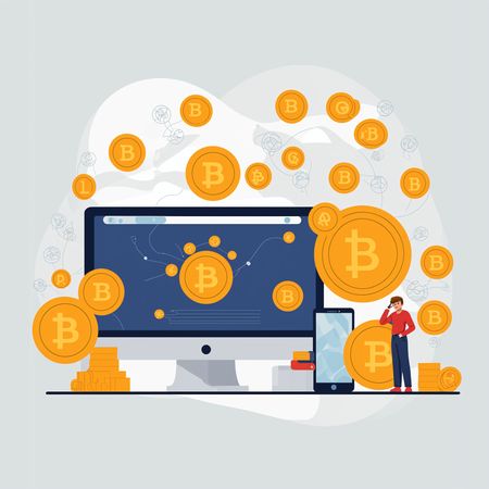 Free Digital Currency  AI Image