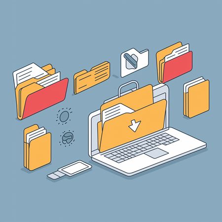 Free Digital File Organization  AI Image