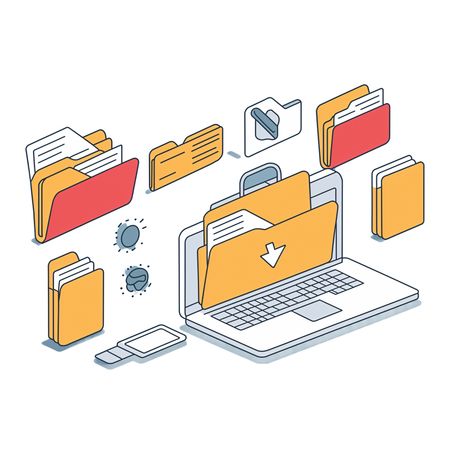 Free Digital File Organization  AI Image