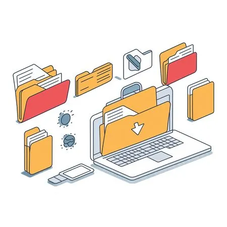 Free Digital File Organization  AI Image