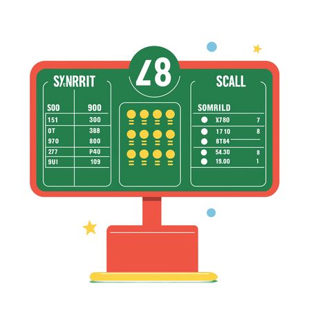 Free Digital Scoreboard Display  AI Image