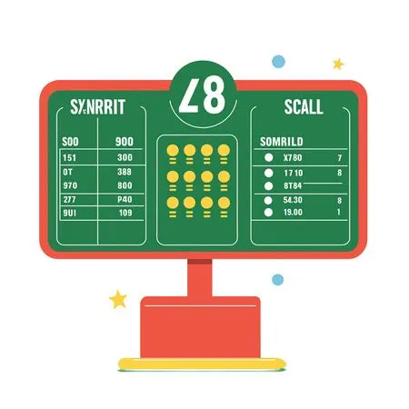 Free Digital Scoreboard Display  AI Image