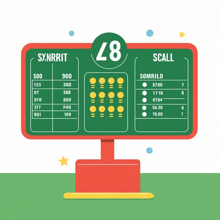Free Digital Scoreboard Display  AI Image