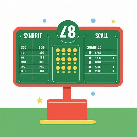 Free Digital Scoreboard Display  AI Image