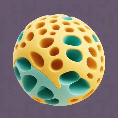 Free Diseño de esfera perforada en 3D  Imagen AI