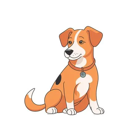 Free Dog Sitting With A Collar  AI Image