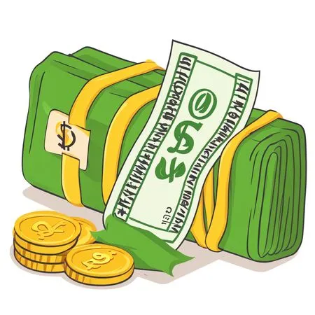 Free Dollar currency  AI Image