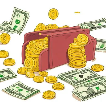 Free Dollar currency  AI Image