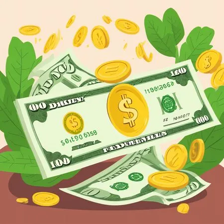 Free Dollar currency  AI Image